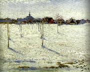 Peter Severin Kroyer hornbaek in winter France oil painting artist